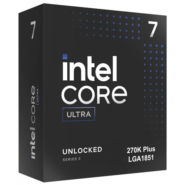 Embalagem Intel Core Ultra 7 270K Plus