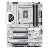 Placa-mãe ASUS Z890 AYW GAMING WIFI W, vista frontal, sem perspectiva