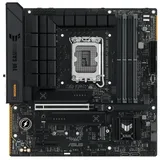 Placa-mãe ASUS TUF GAMING B760M-PLUS WIFI II, vista frontal, sem perspectiva