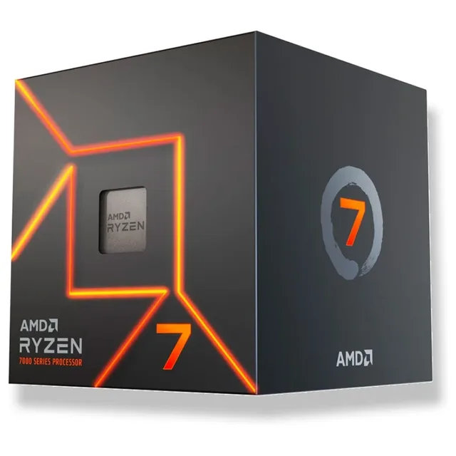 Embalagem do processador AMD Ryzen 7 7700