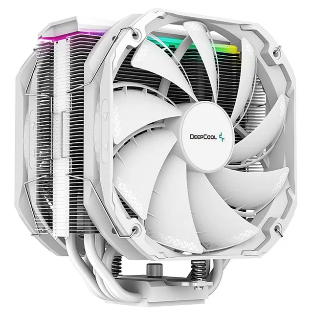 Cooler DeepCool AS500 PLUS, vista em perspectiva.