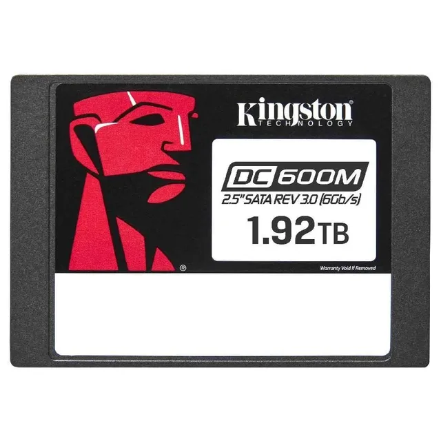 Kingston DC600M 1.92 TB, vista da etiqueta