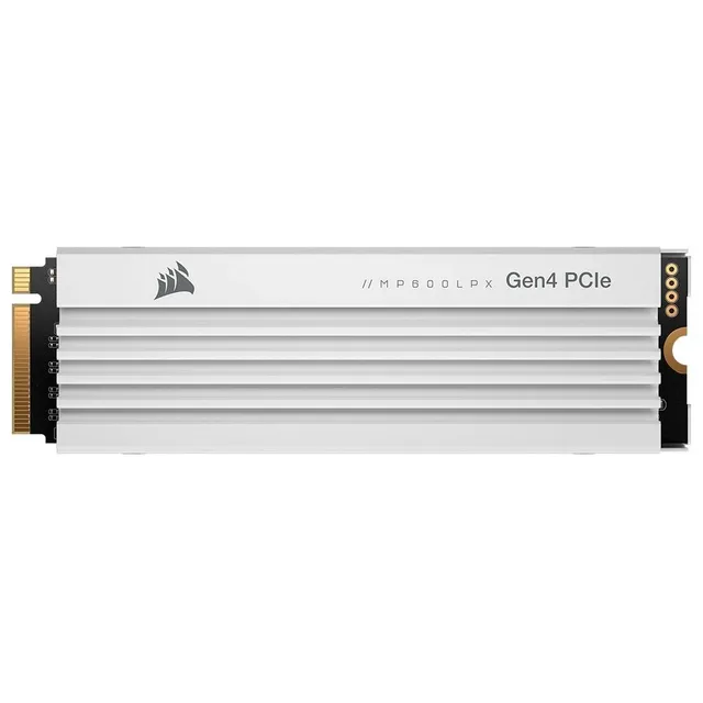 Corsair MP600 PRO LPX Branco 1 TB, vista da etiqueta