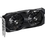 Radeon RX 7600 Challenger 8GB OC vista frontal com ventoinhas