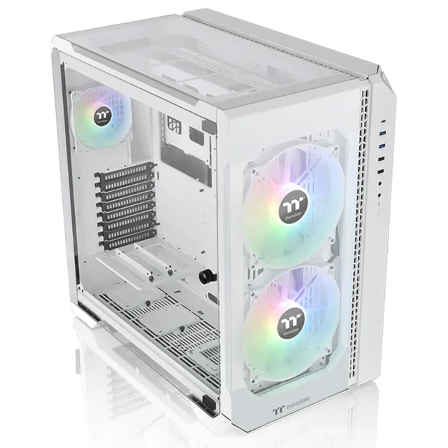 Gabinete Thermaltake View 51 TG ARGB Lateral Vidro Snow, variante preto, vista do produto