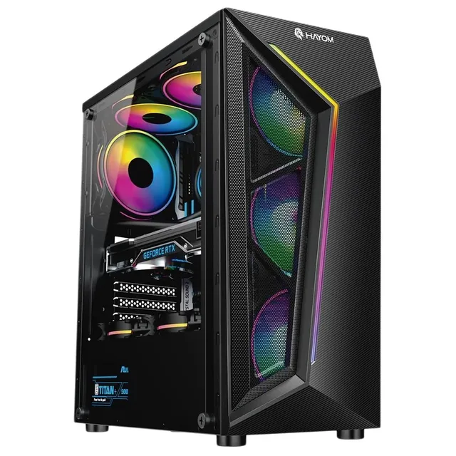 Gabinete Hayom GB1713, vista frontal e lateral