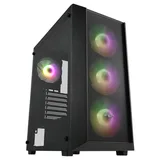 Gabinete FSP CMT218, vista frontal e lateral