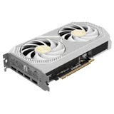 Placa de vídeo Zotac GeForce RTX 5060 Ti Twin Edge OC White, 16 GB, vista frontal das ventoinhas