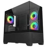 Gabinete Cooler Master Elite 490, vista frontal e lateral