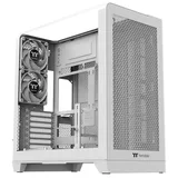 Gabinete Thermaltake View 390 AIR Snow, branco, vista frontal e lateral