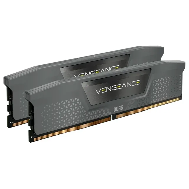 Corsair VENGEANCE, vista lateral do kit com 2 módulos de 8 GB
