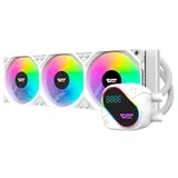 Cooler Aigo Darkflash DO360, branco, vista em perspectiva.