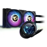 Gigabyte AORUS WATERFORCE X 240, vista em perspectiva