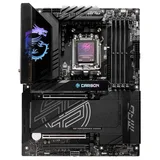 Placa-mãe MSI MPG X870E CARBON WIFI, vista frontal, sem perspectiva