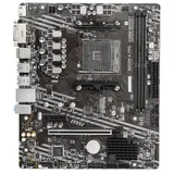 Placa-mãe MSI B550M-A PRO, vista frontal, sem perspectiva
