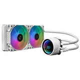 Cooler Mancer Mystic G1, branco, vista em perspectiva.