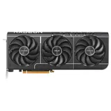 Placa de vídeo ASUS Prime Radeon RX 9070 XT OC Edition 16 GB, 16 GB, vista frontal das ventoinhas