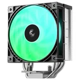Cooler DeepCool AG400 G2 ARGB, preto, vista em perspectiva.