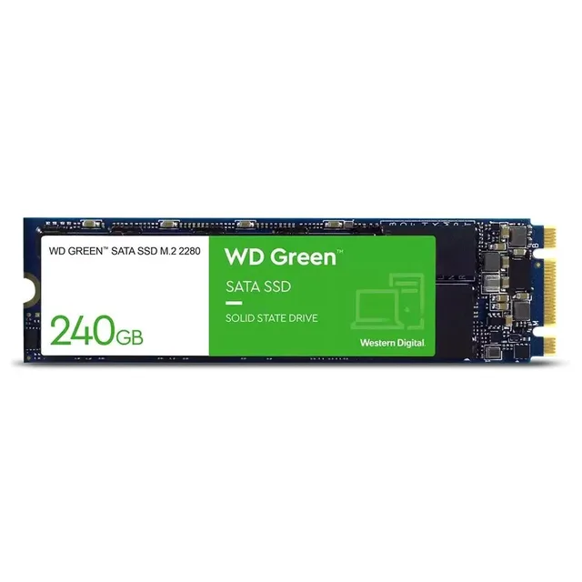 Western Digital WD Green 240 GB, vista da etiqueta