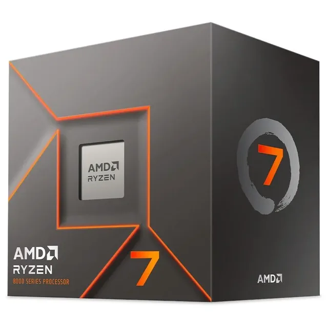 Embalagem do processador AMD Ryzen 7 8700F