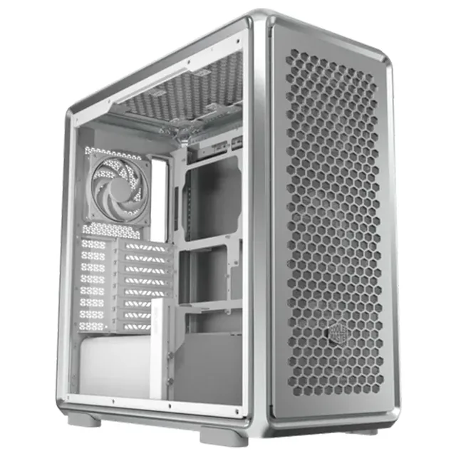 Gabinete Cooler Master MasterFrame 600, vista frontal e lateral