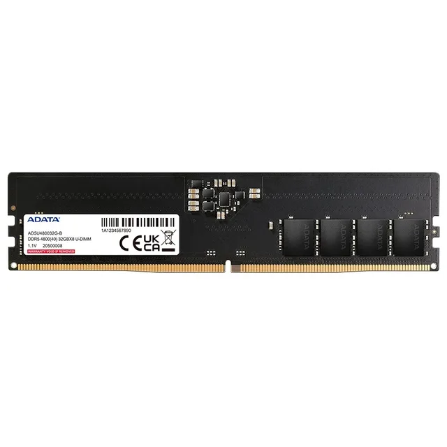ADATA Premier, vista lateral do kit com 1 módulo