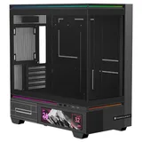 Gabinete Thermalright TL-M10 Vision, preto, vista frontal e lateral