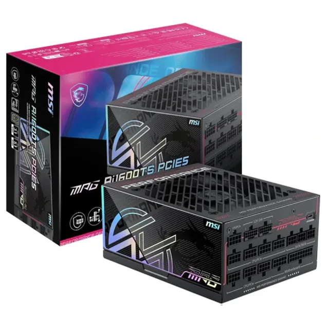 Fonte MSI MPG AI1600TS, 306-7ZPUA19-CE0.