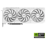 ASUS PRIME GeForce RTX 5070 White OC Edition 12GB GDDR7, placa sem embalagem com o lado das ventoinhas visível