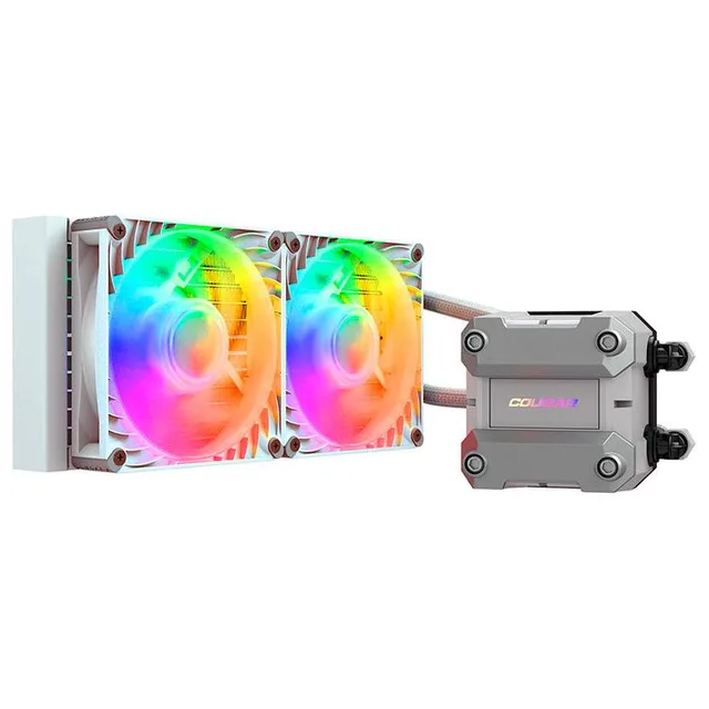 Cooler Cougar POSEIDON ULTRA 240, vista em perspectiva.