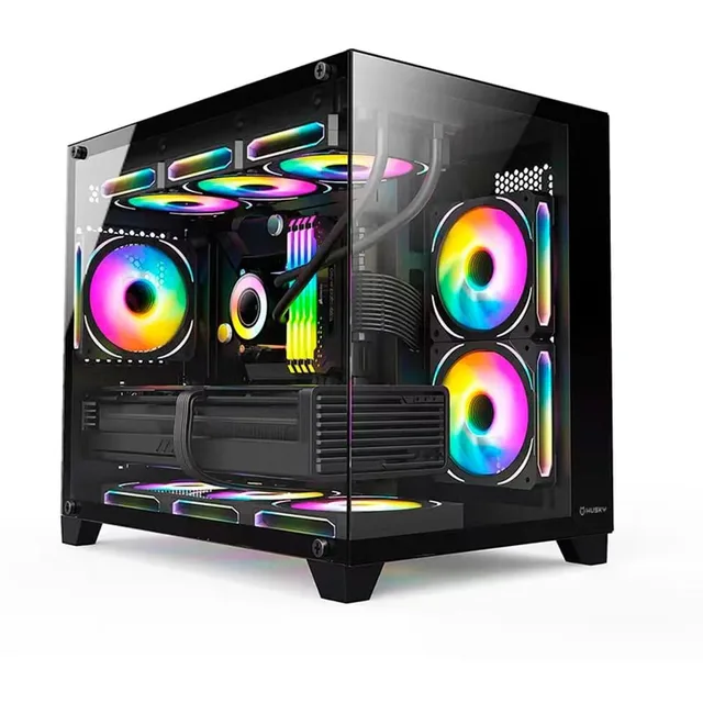 Gabinete Husky Dome 210, vista frontal e lateral