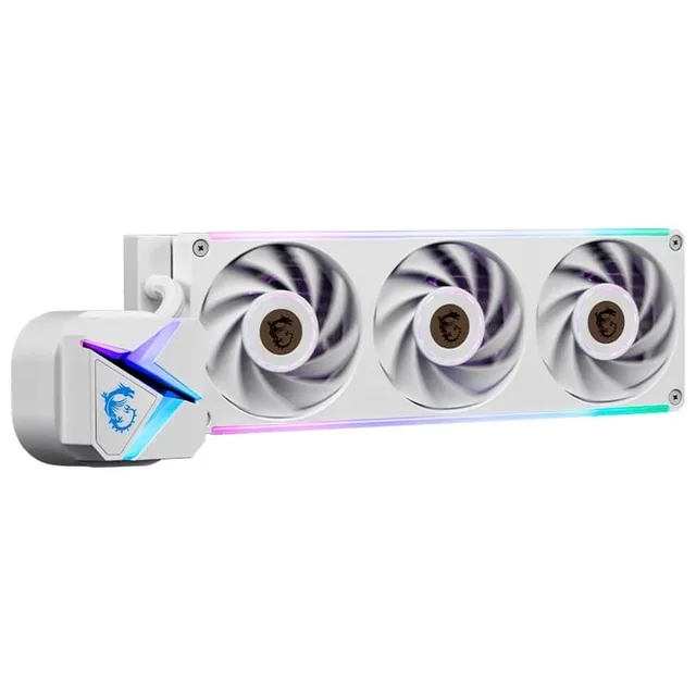 MSI MAG CORELIQUID C360 V2 WHITE, vista em perspectiva
