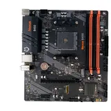 Placa-mãe Husky Nexus B450, vista frontal, sem perspectiva
