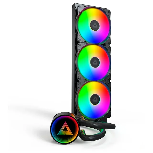 Montech LightFlow ARGB 360, vista em perspectiva