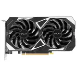 Galax GeForce RTX 3050 EX (DVI), vista frontal das ventoinhas.