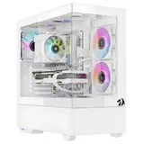 Gabinete Redragon Reflect Pro, vista frontal e lateral