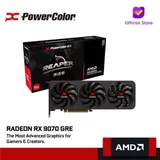 Placa de vídeo PowerColor Reaper Radeon RX 9070 GRE 12 GB, vista principal