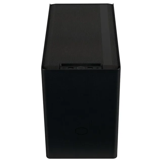 Gabinete Cooler Master MasterBox NR200P, vista frontal e lateral