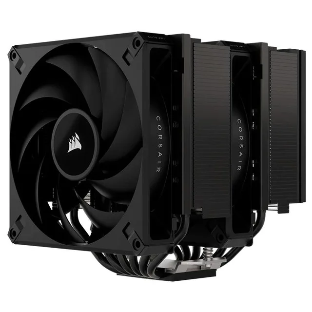 Cooler Corsair A115 TWIN TOWER, vista em perspectiva.