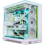 Gabinete Lian Li O11 DYNAMIC EVO RGB, vista frontal e lateral