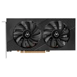 Placa de vídeo Mancer Radeon RX 6600 Streaky V2, 8 GB, vista frontal das ventoinhas