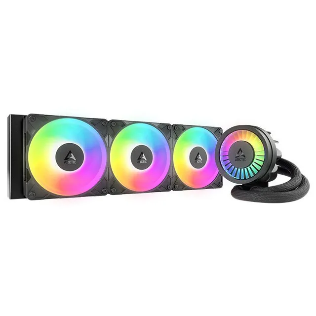 Cooler Arctic Liquid Freezer III Pro 360, vista em perspectiva.