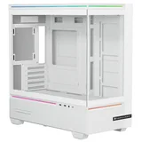 Gabinete Thermalright TL-M10, branco, vista frontal e lateral