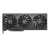 ASUS Megalodon GeForce RTX 5070 OC V2, placa sem embalagem com o lado das ventoinhas visível