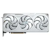 Placa de vídeo Gigabyte Radeon RX 9070 XT GAMING OC ICE 16G, 16 GB, vista frontal das ventoinhas