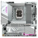 Placa-mãe Gigabyte Z890M AORUS ELITE WIFI7 ICE, vista frontal, sem perspectiva
