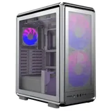 Gabinete Cooler Master MasterFrame 500 Mesh, vista frontal e lateral