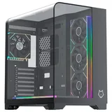 Gabinete Husky Dome 700, vista frontal e lateral