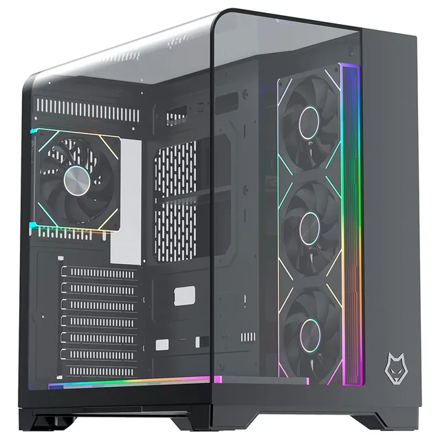 Gabinete Husky Dome 700, vista frontal e lateral