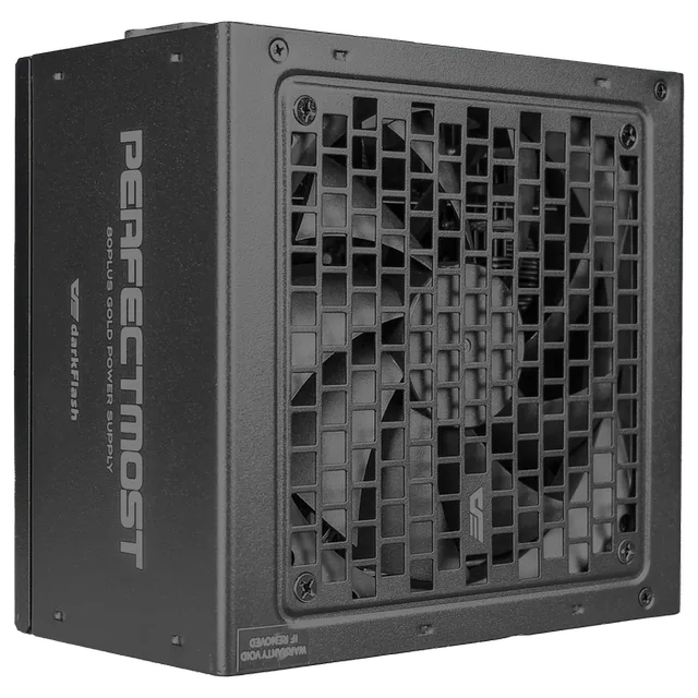 Fonte Aigo Darkflash PMT650A3, vista em perspectiva.